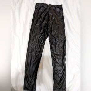 Black Leather Pants